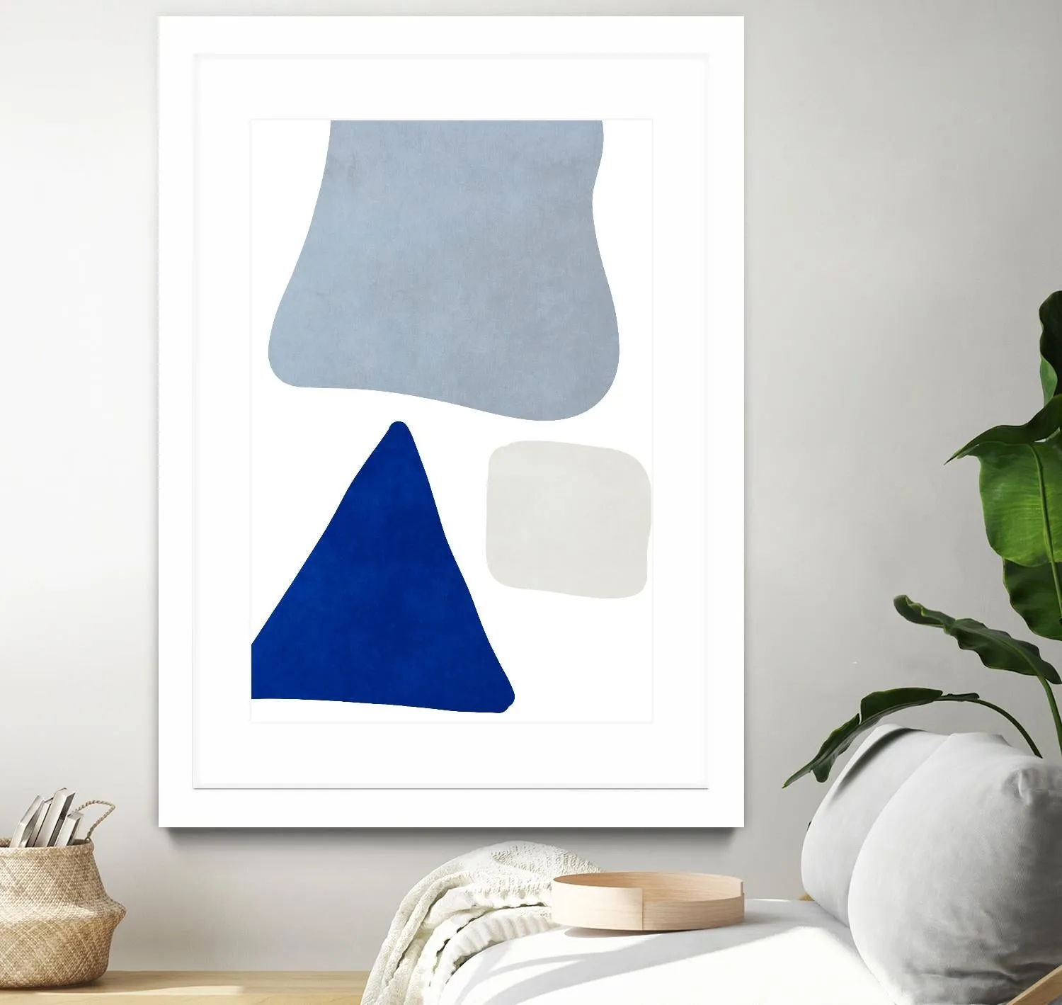 Blue Simple Shapes I