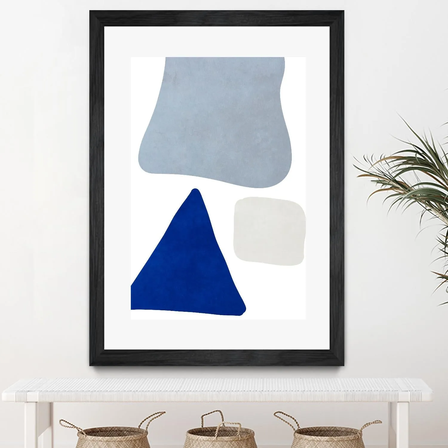 Blue Simple Shapes I