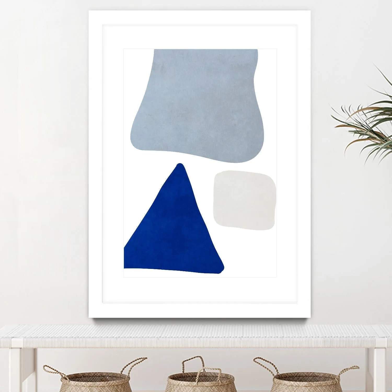 Blue Simple Shapes I