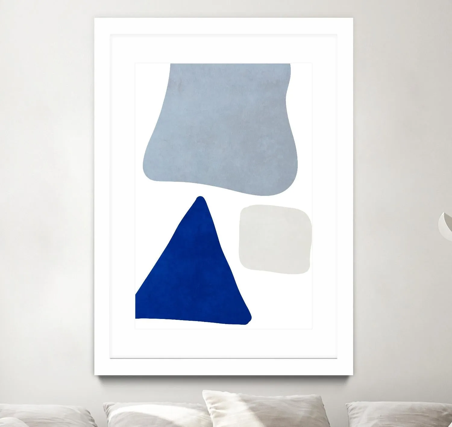 Blue Simple Shapes I