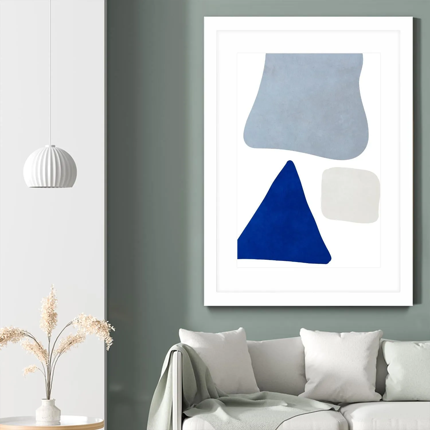 Blue Simple Shapes I