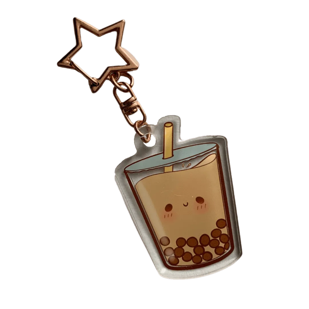 Bubble Tea Keychain