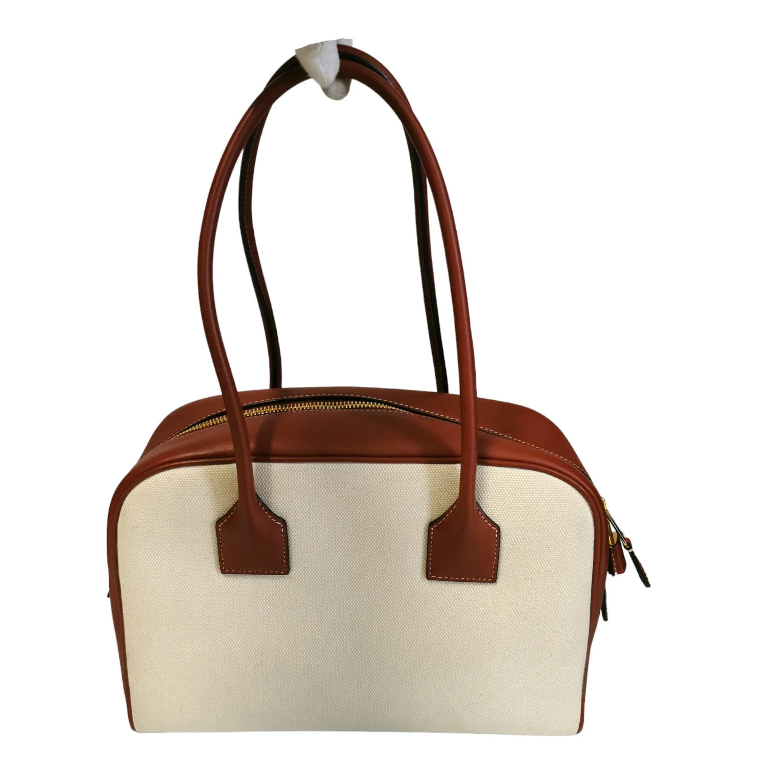 Burberry Handbag White Horseferry Printed Canvas