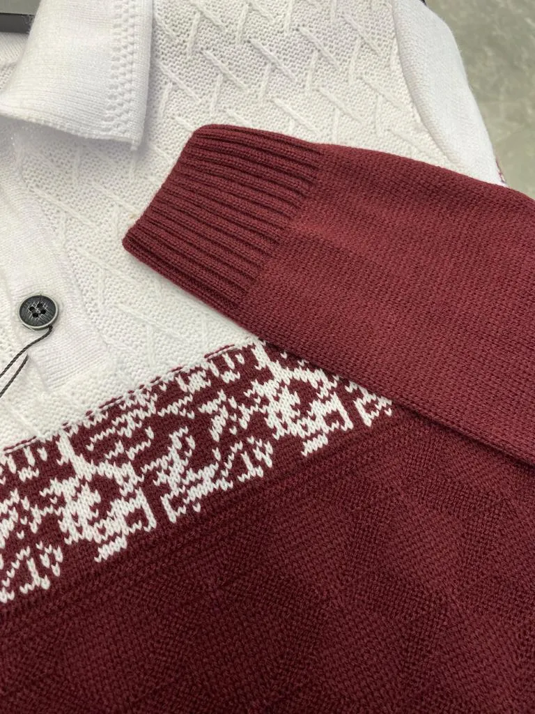 Burgundy Sweater