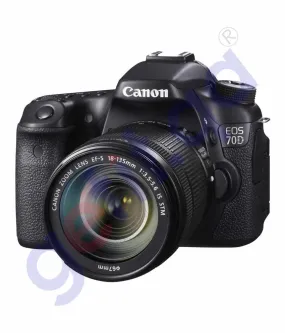 CANON EOS 70D DSLR CAMERA WITH 18-135MM LENS KIT