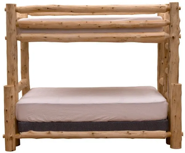 Cedar Log Bunk Beds