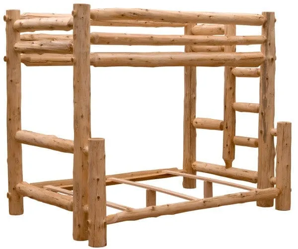 Cedar Log Bunk Beds