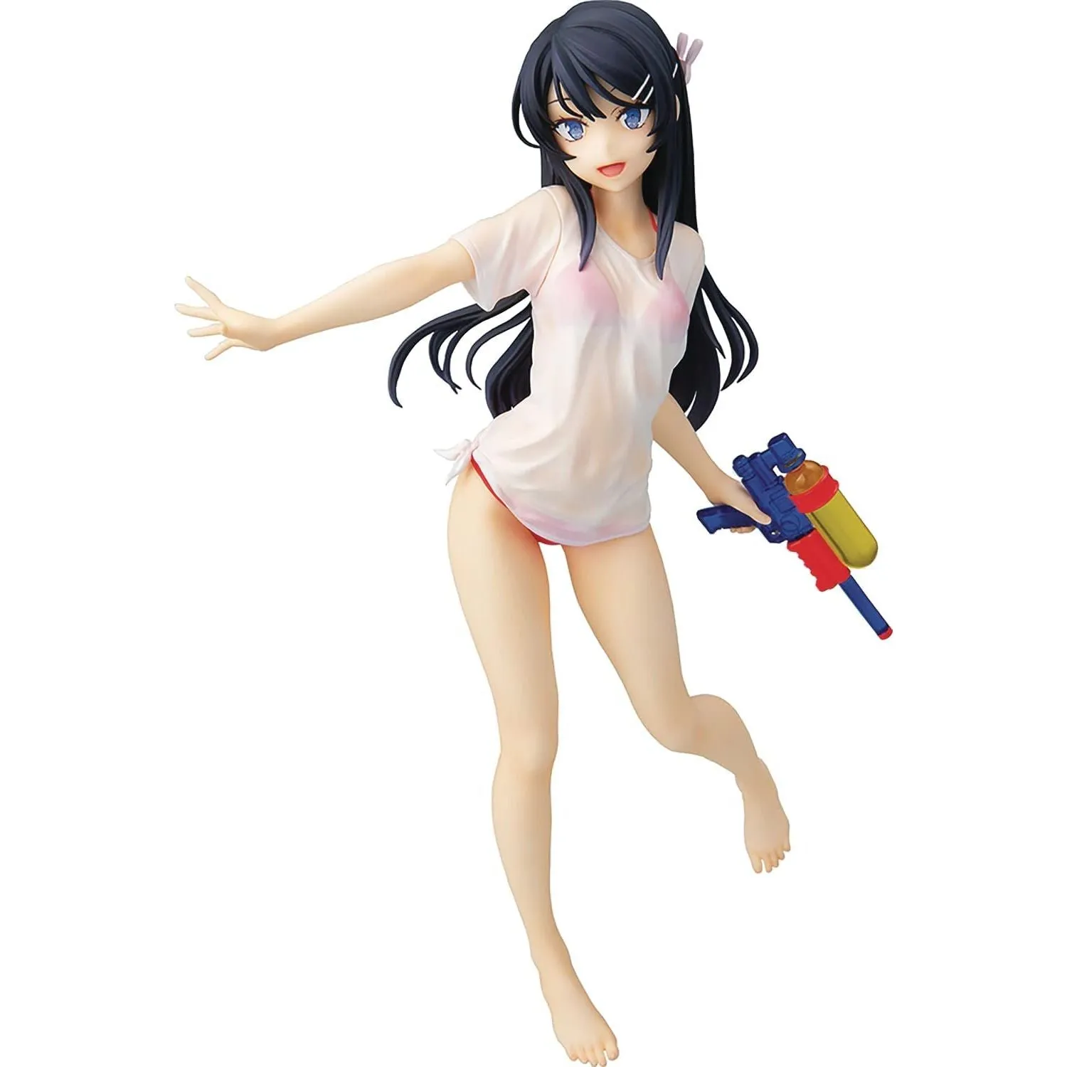 Chara-ani Rascal Does Not Dream of Bunny Girl Senpai: Mai Sakurajima (Water Gun Date Ver.) 1:7 Scale PVC Figure