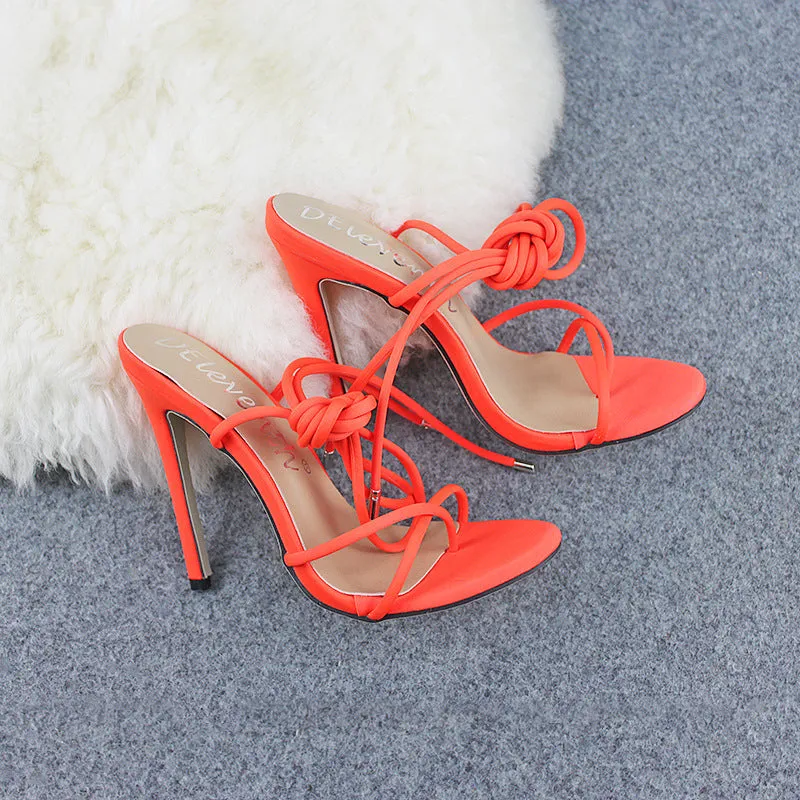 Chi Chi Candy Ankle Strap Heels