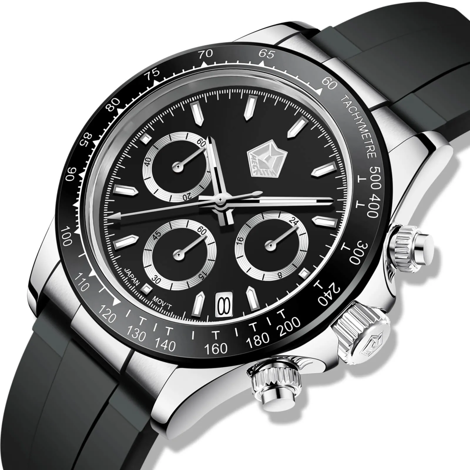 Chronograph Watch | Rubber Band | 8389M