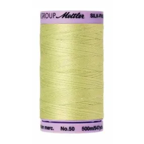 Cotton Sewing Thread - Spring Green 500m/547yd - Mettler Silk Finish All Purpose