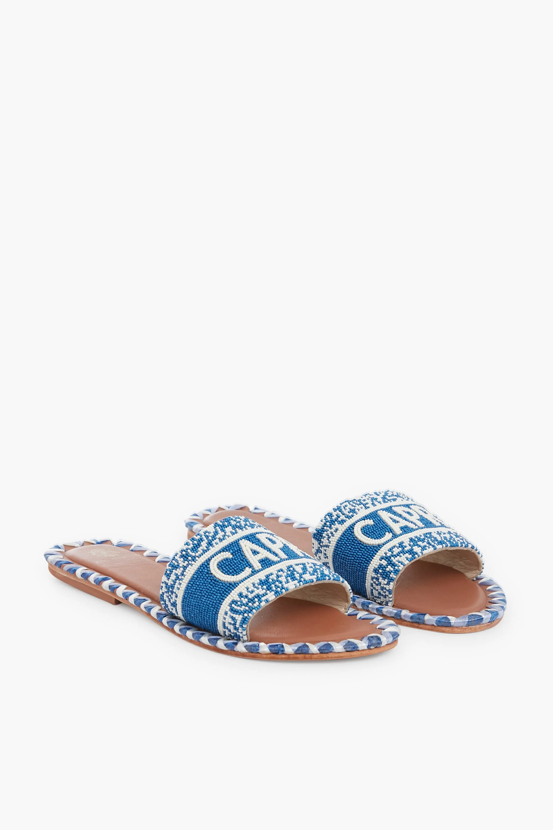 Deep Blue Capri Sandals