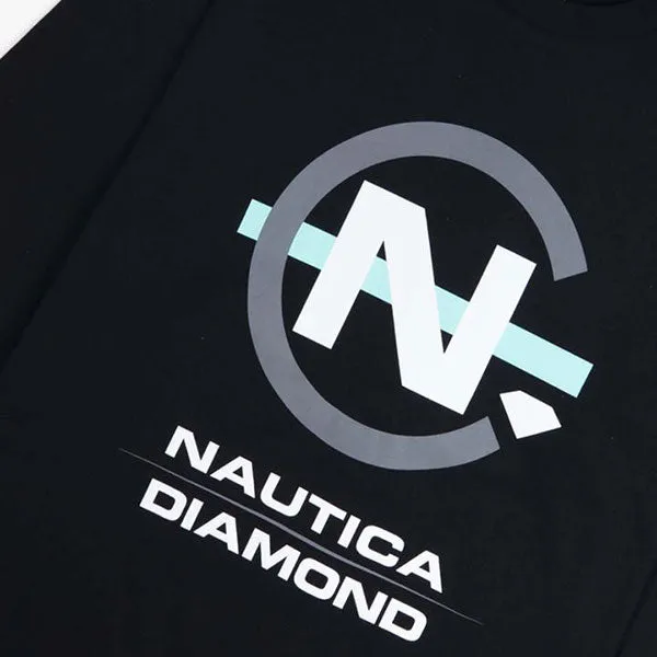 Diamond x Nautica Clocked LS Tee Black