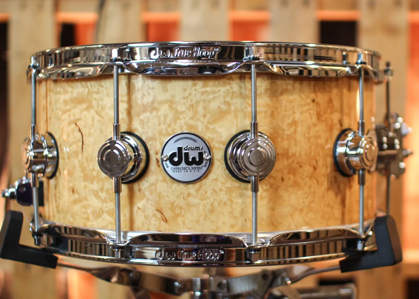 DW 6.5x14 Collector's Maple VLT Kurillian Birch Snare Drum - SO#1035641