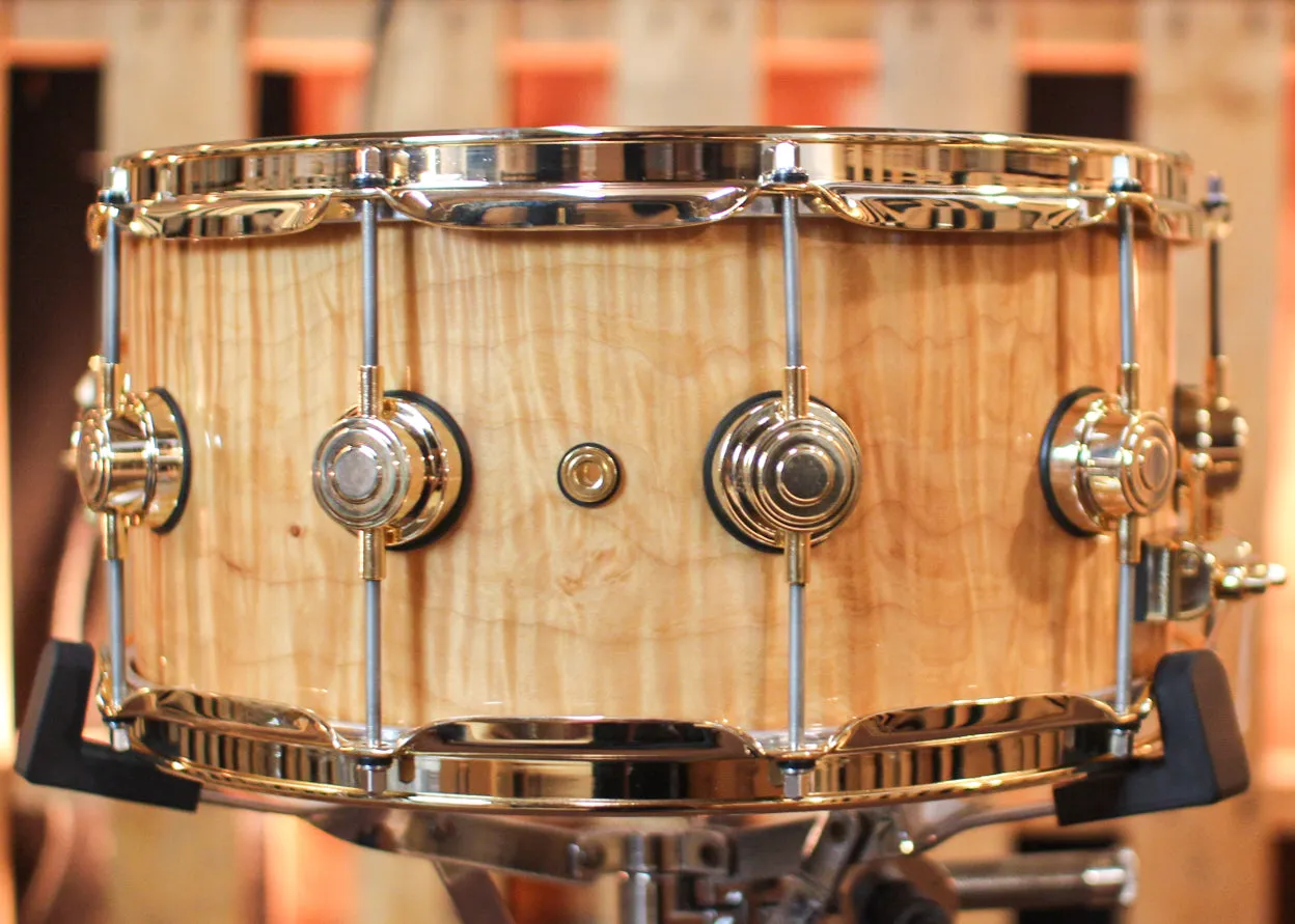 DW 6.5x14 Collector's Maple VLT Super Curly Maple Snare Drum - SO#1188887