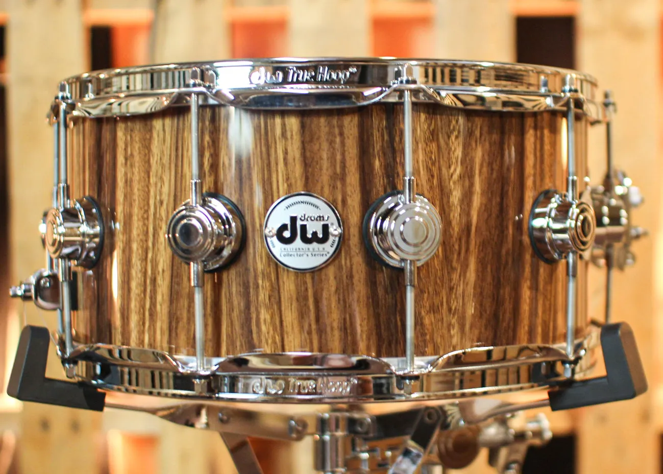 DW 6x14 Collector's Maple 333 Monkey Pod Snare Drum - SO#1315792