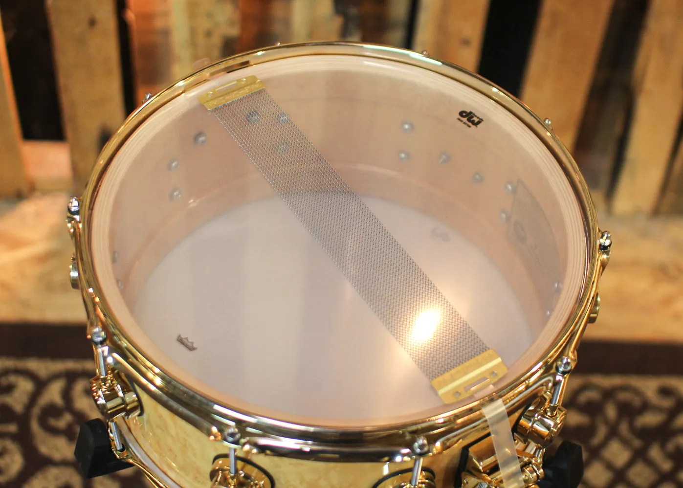 DW 6x14 Collector's Standard Maple Birdseye Maple Snare Drum - SO#1096614