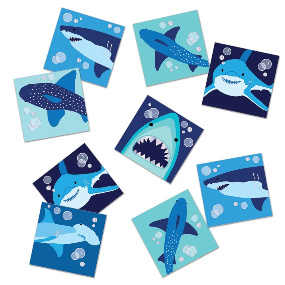 Fin-tastic Sharks Sticker Confetti