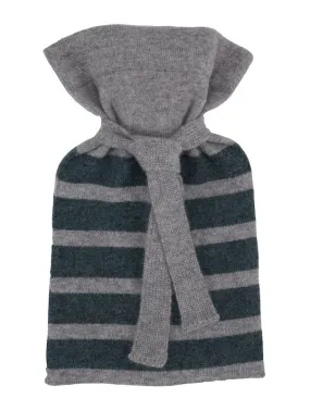 Flannel Grey Cashmere Mini Hot Water Bottle