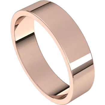 Flat Men's Wedding Band