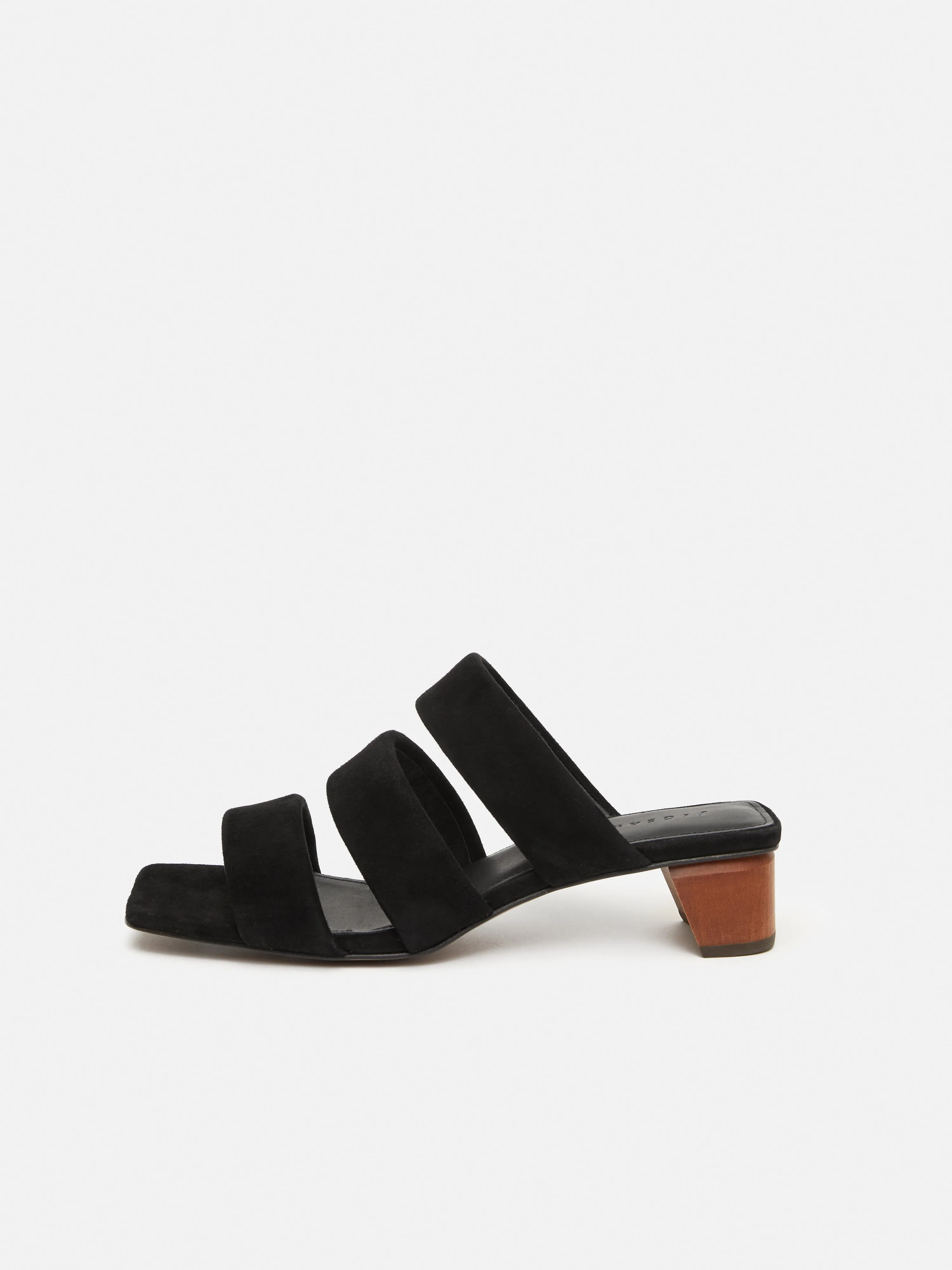 Henley Heeled Sandal | Black