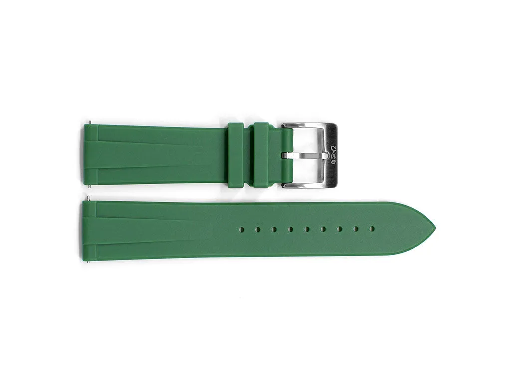 Hitori Green Rubber Strap