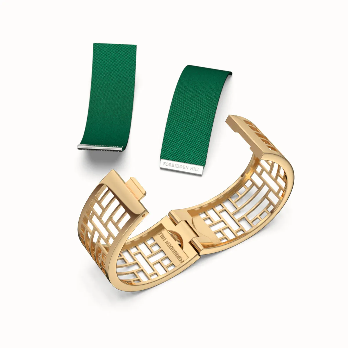 Huế Bangle - Emerald Green