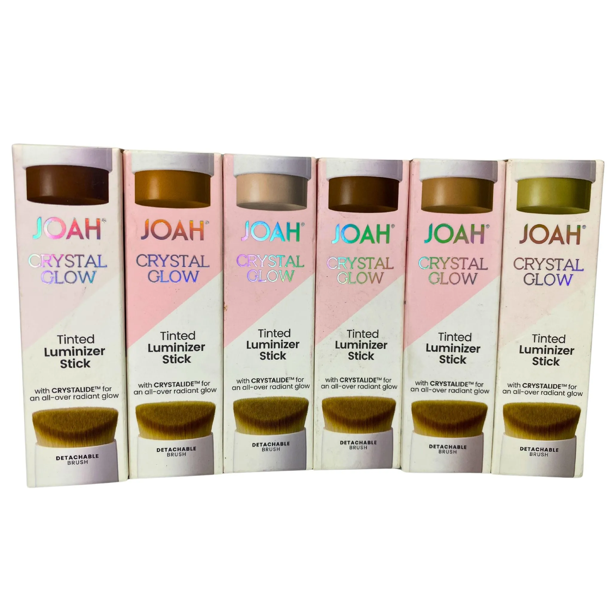 Joah Crystal Glow Tinted Luminizer Stick Assorted Shades (50 Pcs Lot)