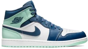 JORDAN 1 MID MYSTIC NAVY MINT FOAM