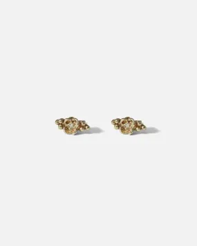 Kara Rose Studs With Diamonds