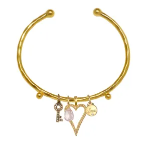 Key to My Heart Cuff Bracelet