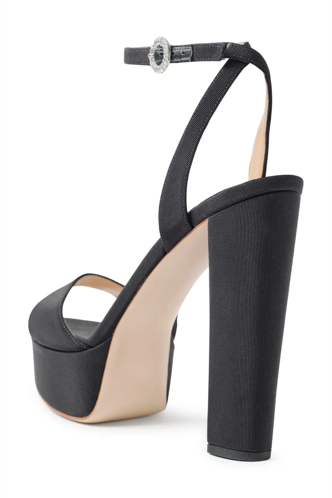 Khloe Silk Faille Platform