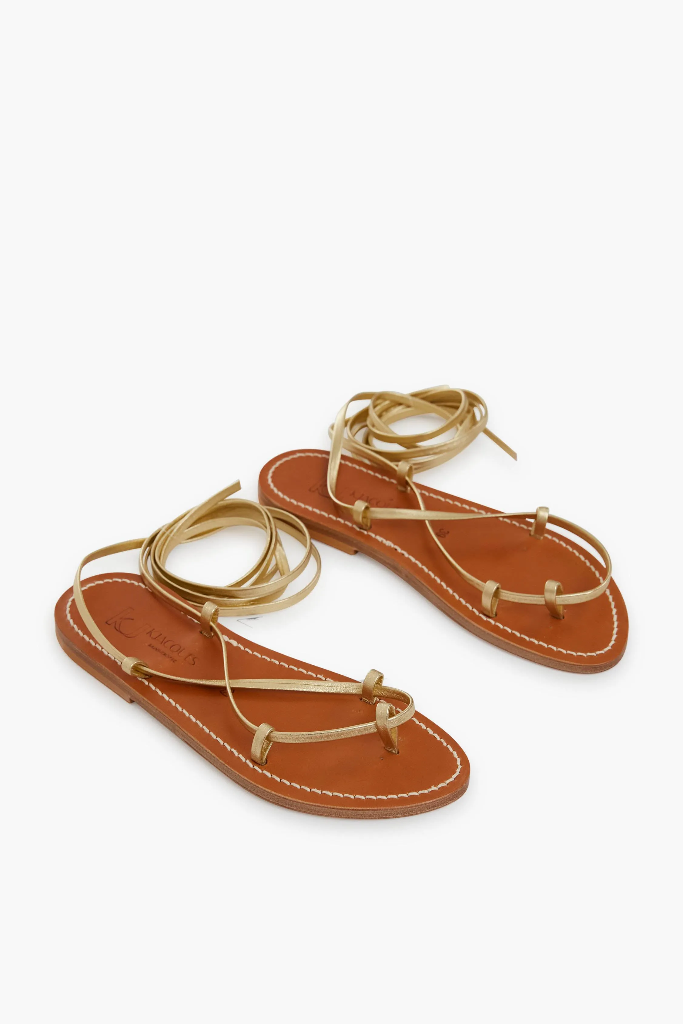 Lame Platine Bikini Sandal