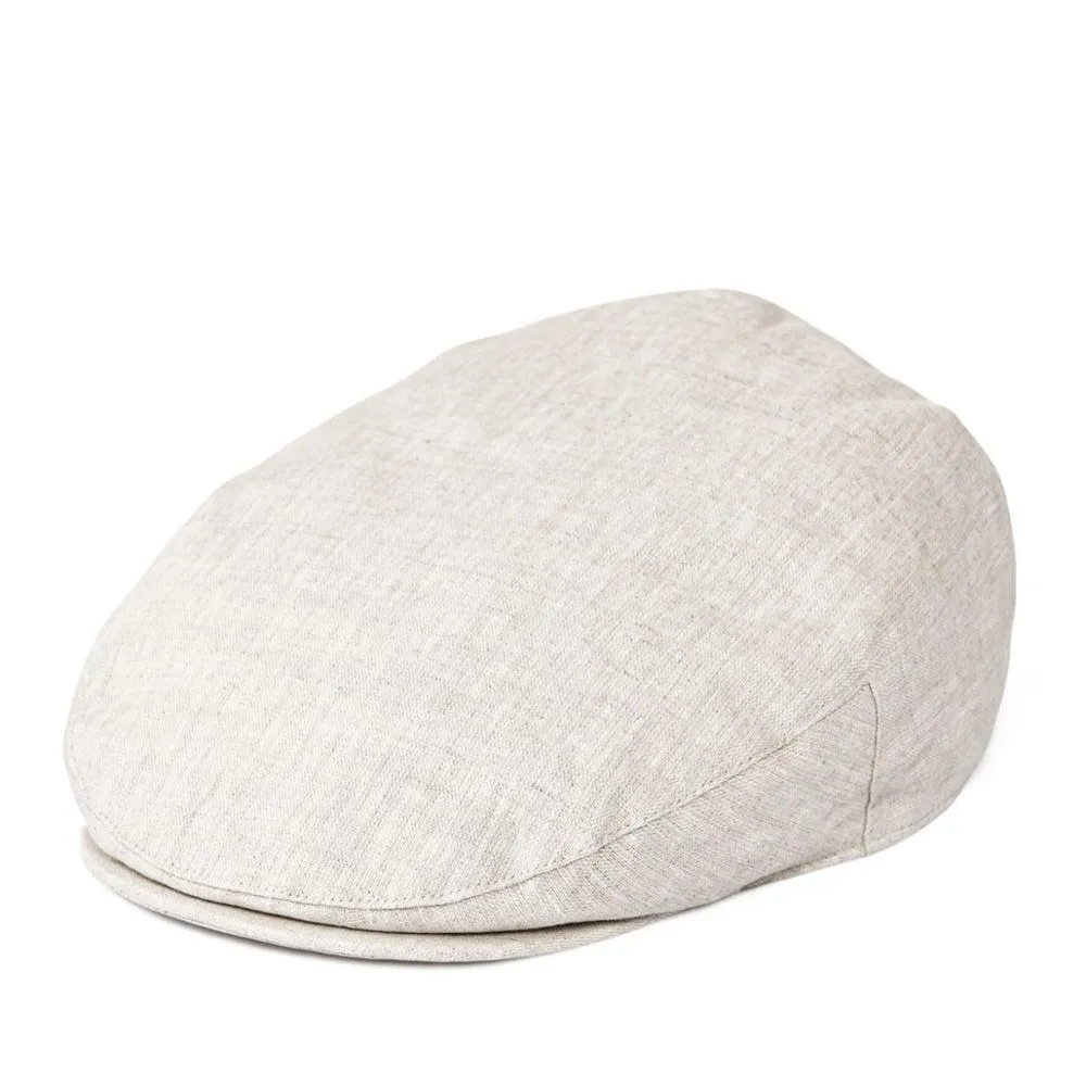 Linen Flat Cap