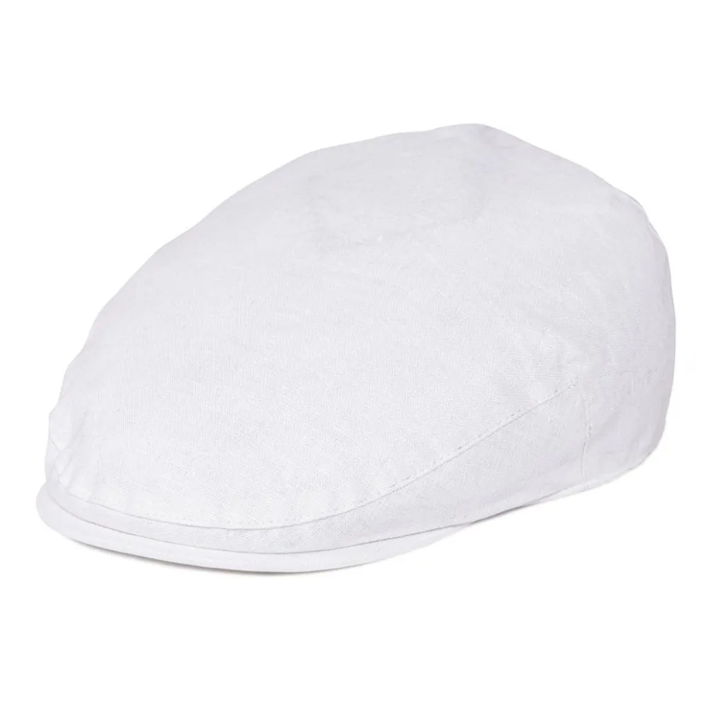 Linen Flat Cap