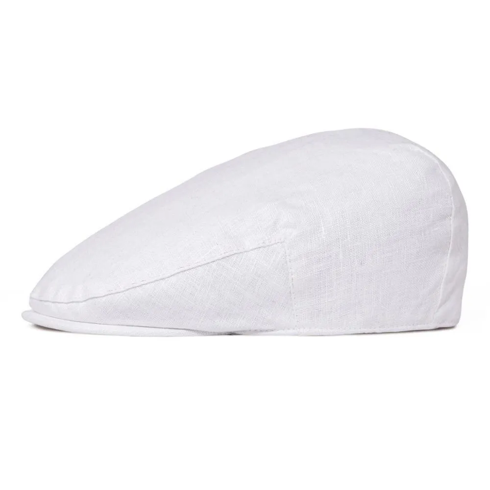 Linen Flat Cap