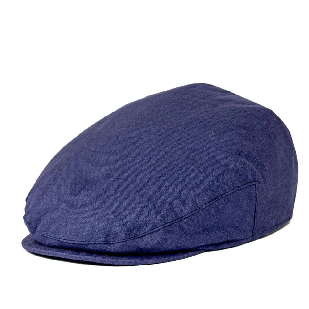 Linen Flat Cap