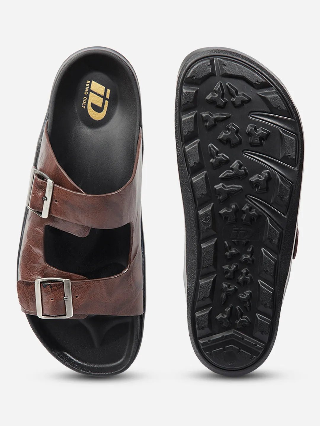 Men Brown Sandal / Slipper (ID4224)