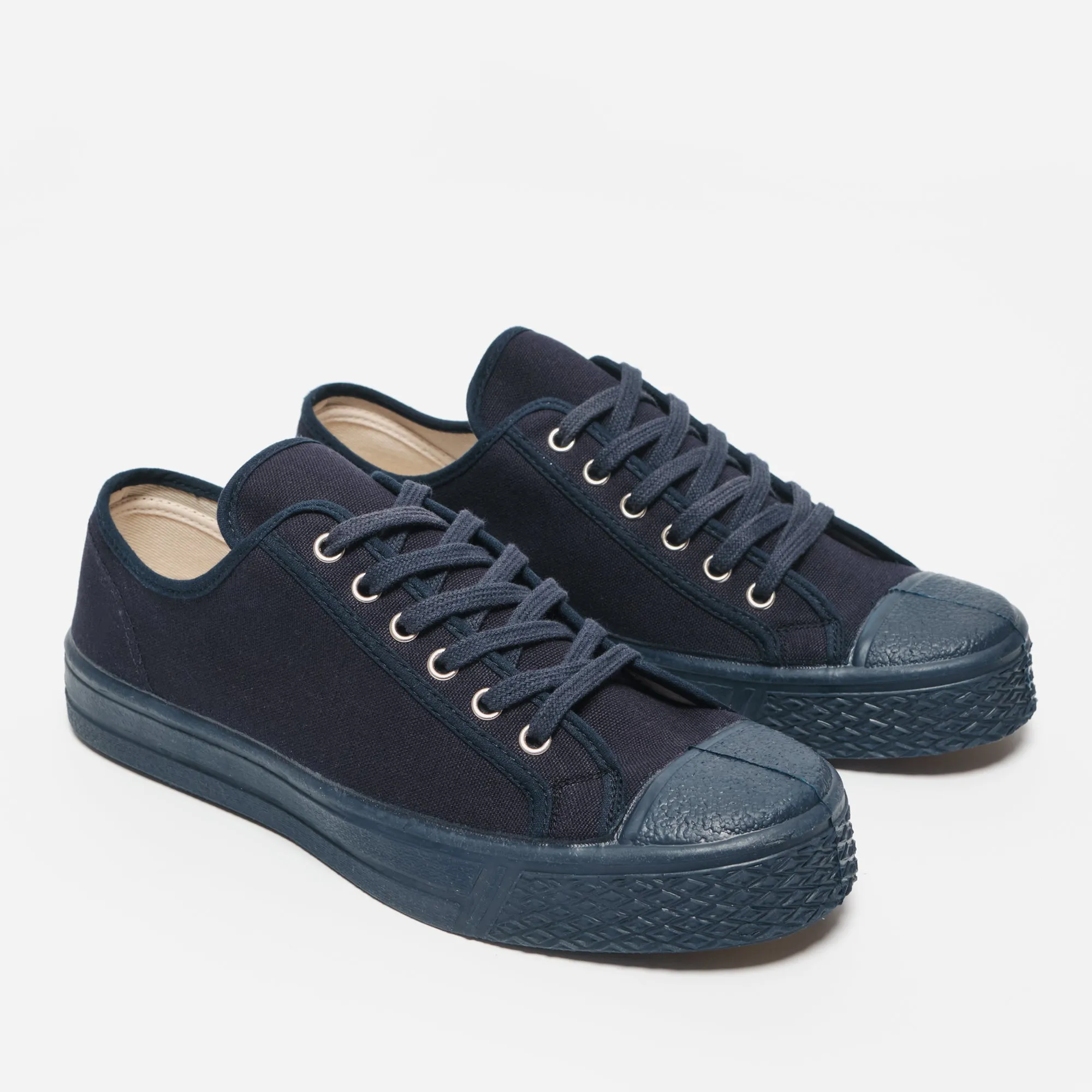 MILITARY LOW TOP - NAVY/NAVY