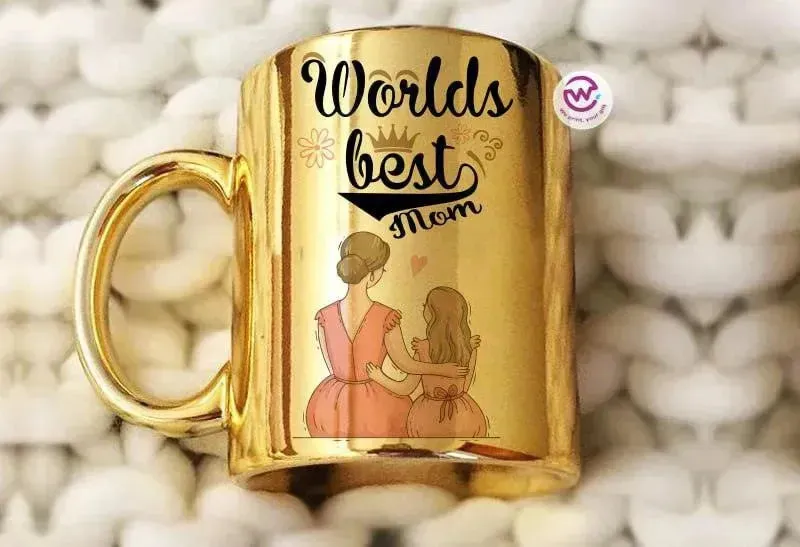 Mirror Ceramic Mug - MOM