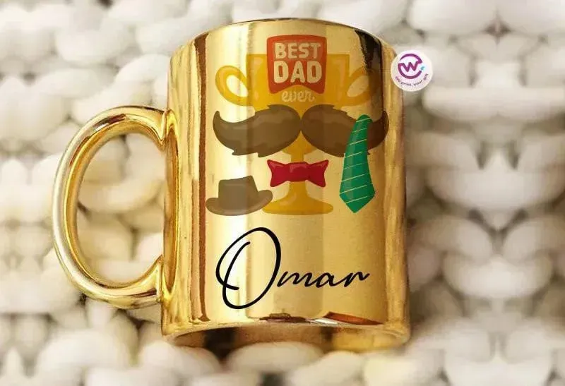 Mirror Ceramic Mug - MOM