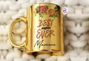 Mirror Ceramic Mug - MOM