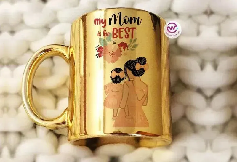 Mirror Ceramic Mug - MOM