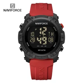 NAVIFORCE 7104 Unisex LCD Digital Silicone Acrylic Fashion Sport Watch