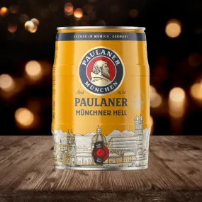 Paulaner Munchner Hell Premium German Lager 5ltr Mini Keg - 4.9% ABV