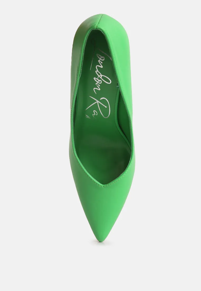 Rarity Point Toe Stiletto Heeled Pumps