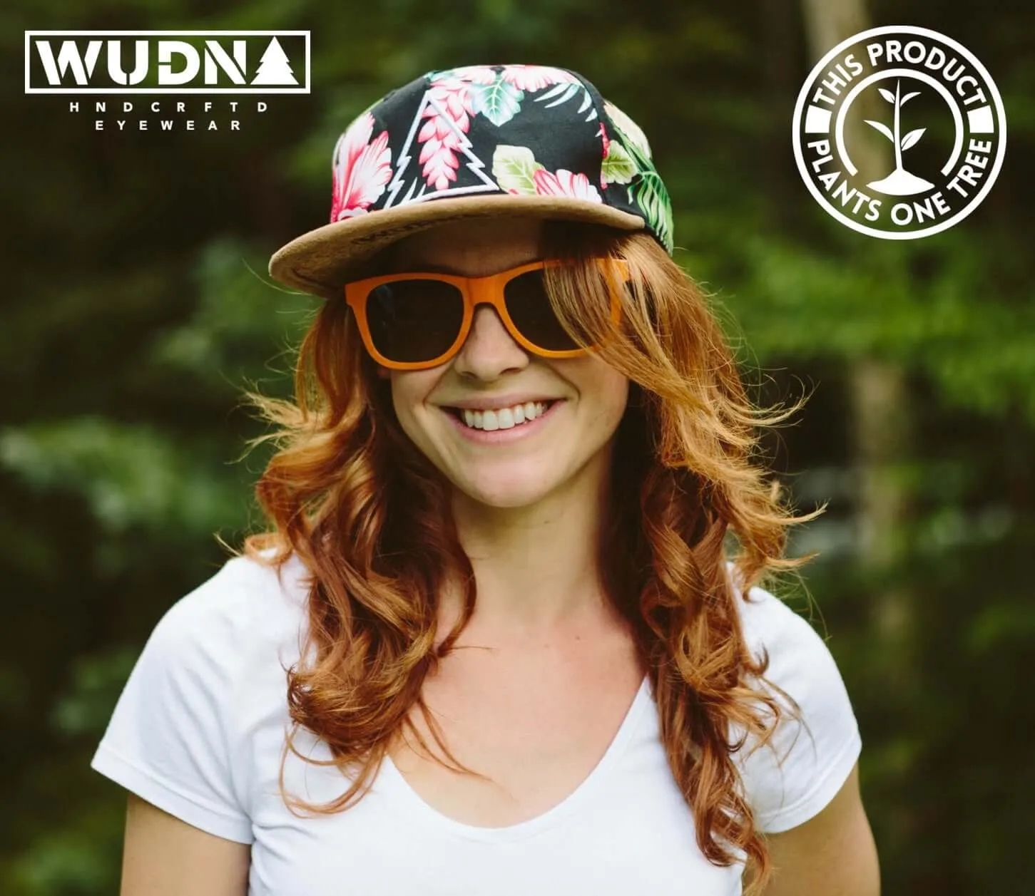 Recycled Skatedecks Halfpipe Orange Sunglasses by WUDN