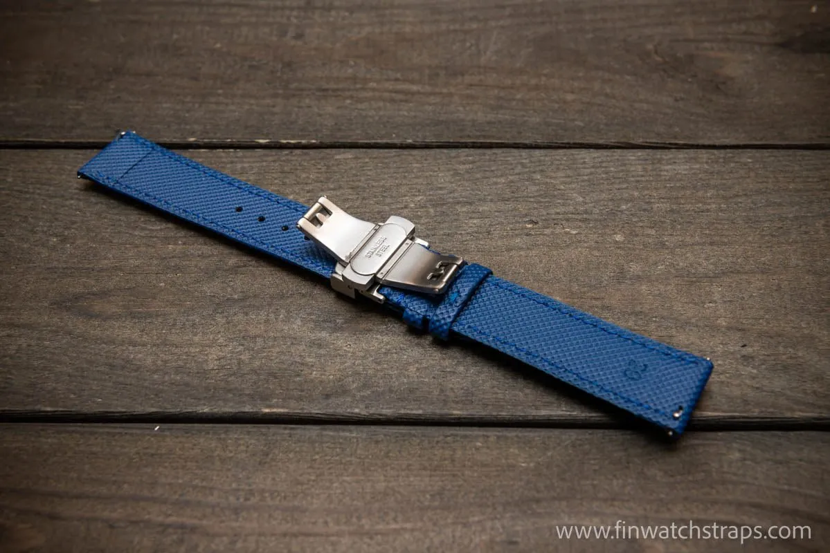 Sailcloth water-resistant watch strap 17-24 mm.