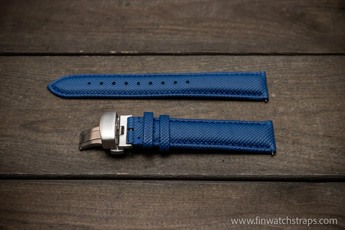 Sailcloth water-resistant watch strap 17-24 mm.