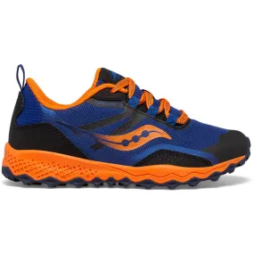 Saucony Peregrine 12 Shield Junior Trail Running Shoes - Navy